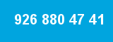 926 880 47 41 926 880 47 41